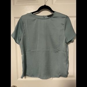 Grey-Blue Short Sleeve Shirt